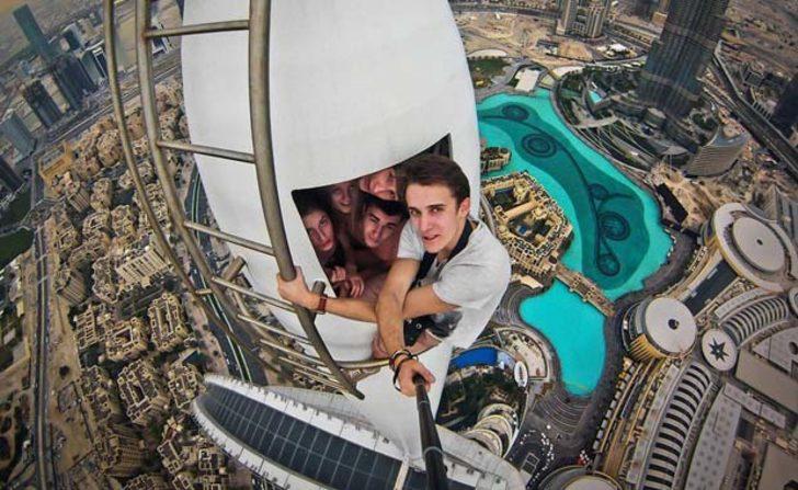 Metrelerce yükseklikte ölüme meydan okuyorlar  G1