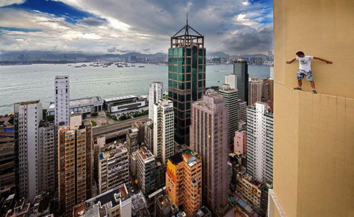 Metrelerce yükseklikte ölüme meydan okuyorlar  G2