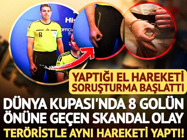 D&uuml;nya Kupası'nda skandal! Avustralyalı hakemin el hareketi FIFA'yı harekete ge&ccedil;irdi