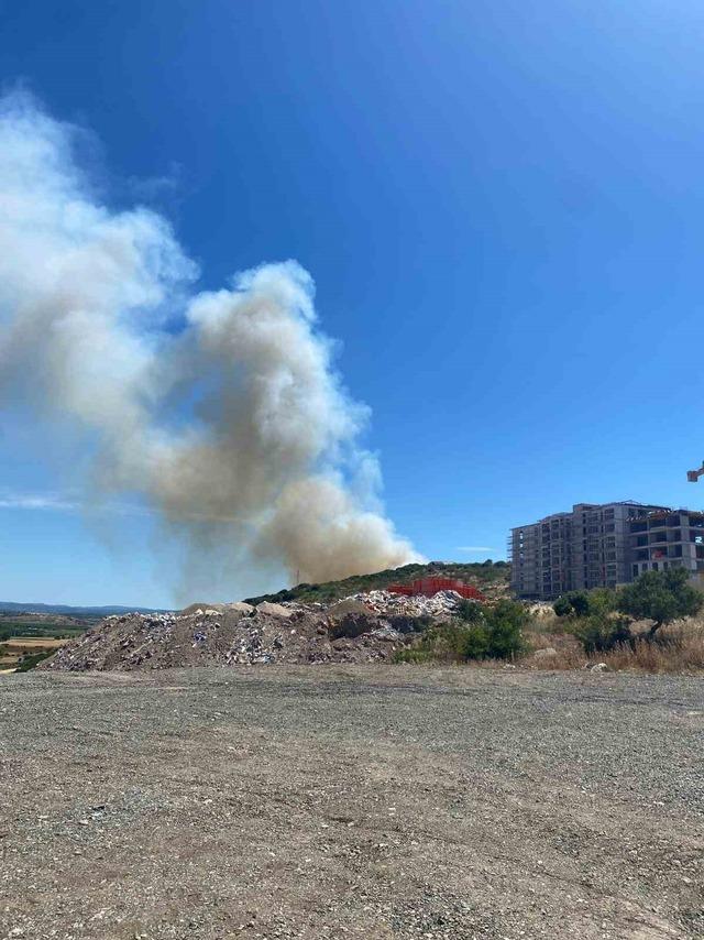Çanakkale’de bozuk orman sahasında yangın 4