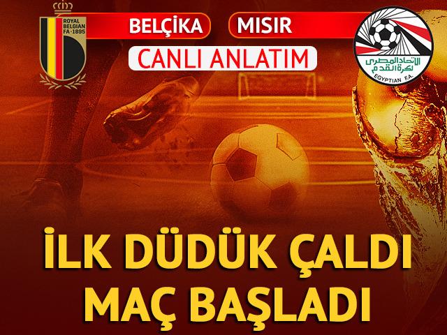CANLI | Bel&ccedil;ika - Mısır Canlı Ma&ccedil; Anlatımı