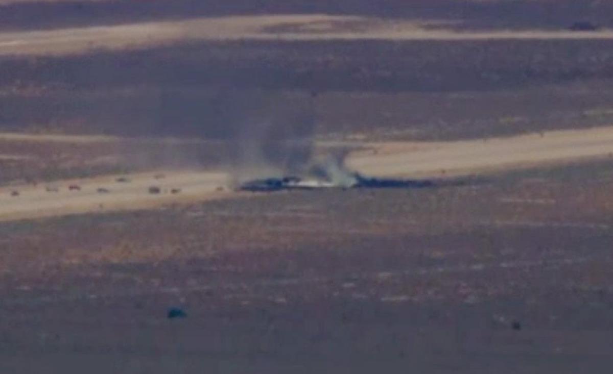 ABD de B-52 ağır bombardıman uçağı düştü! 1