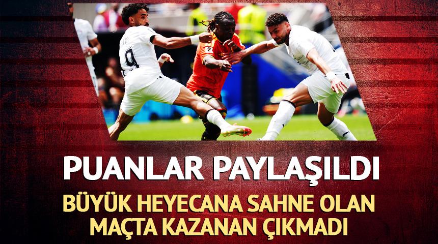 (&Ouml;zet) Puanlar paylaşıldı! Bel&ccedil;ika - Mısır ma&ccedil;ı 1-1 berabere bitti