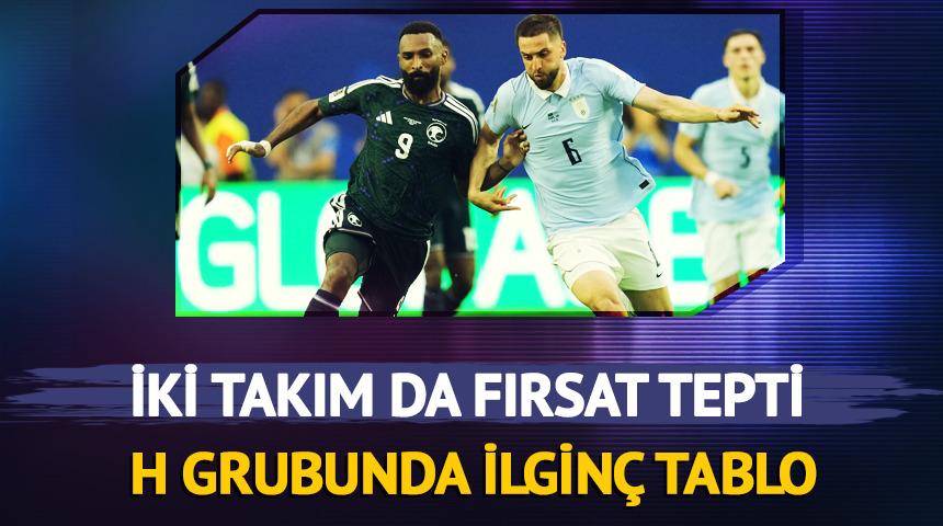 Fırsat teptiler: Suudi Arabistan ve Uruguay puanları paylaştı