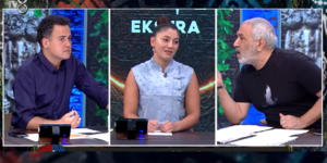 TV8 yayınında ortalık gerildi! "Siz kim oluyorsunuz?"