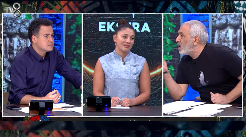 Survivor Seren Ay ve Murat &Ouml;zarı yayında gerildi! "İşini hakkıyla yapmadığı ortada"