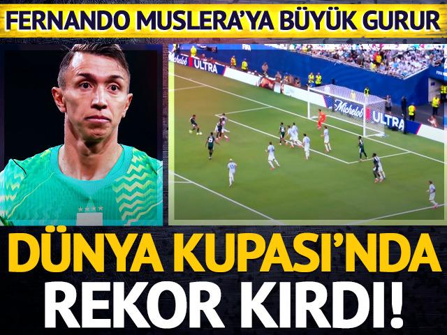 Fernando Muslera, D&uuml;nya Kupası'nda rekor kırdı!