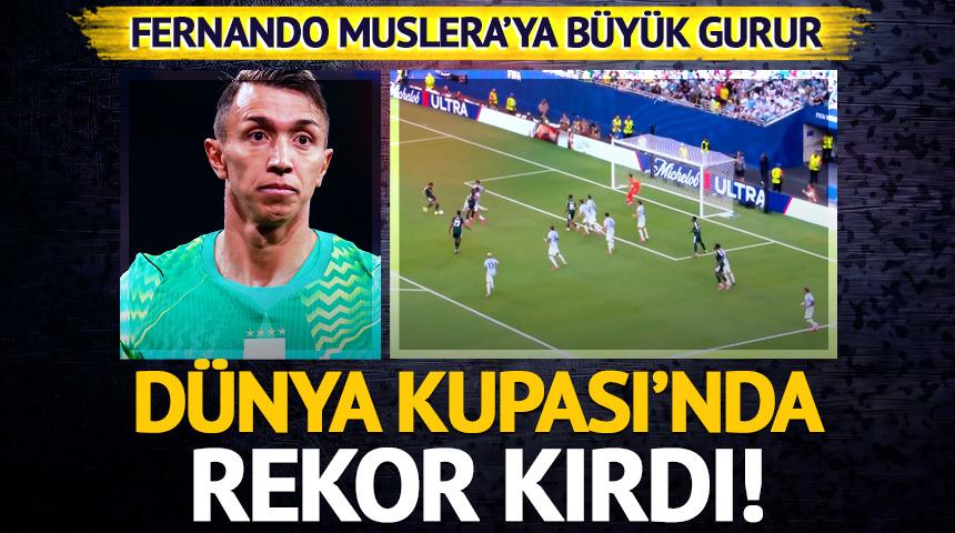 Fernando Muslera, D&uuml;nya Kupası'nda rekor kırdı!