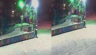 Yer: Amasya... Lunaparktaki feci &ouml;l&uuml;m kamerada