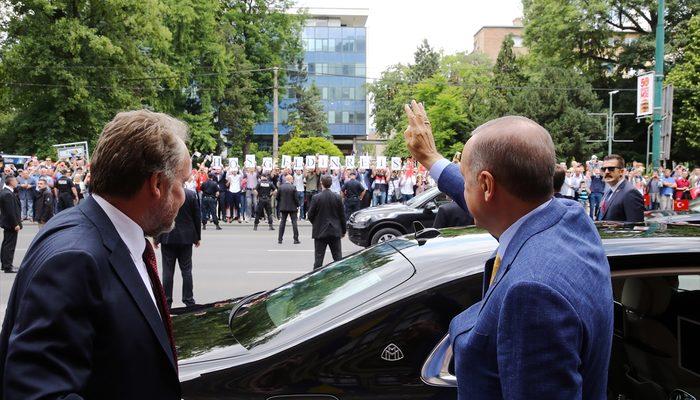 Erdoğan'ı Saraybosna'da bu pankartla karşıladılar