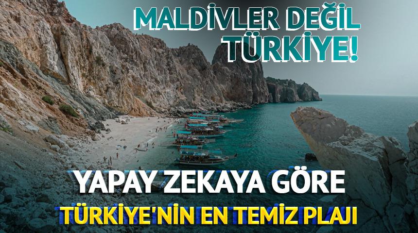 Yapay zekaya g&ouml;re T&uuml;rkiye'nin en temiz plajı