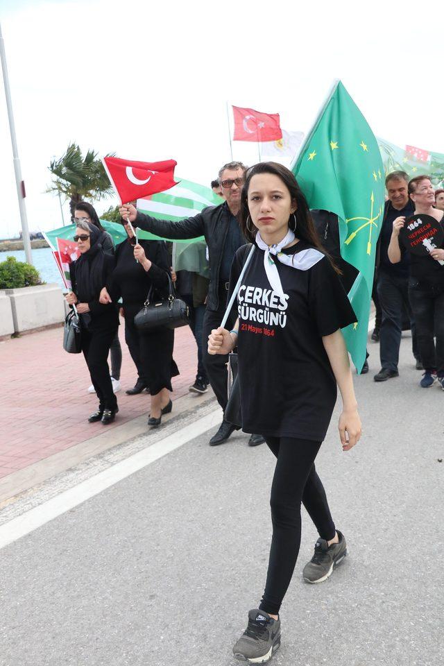 Çerkez soykırımında ölenler 154'üncü yılında anıldı