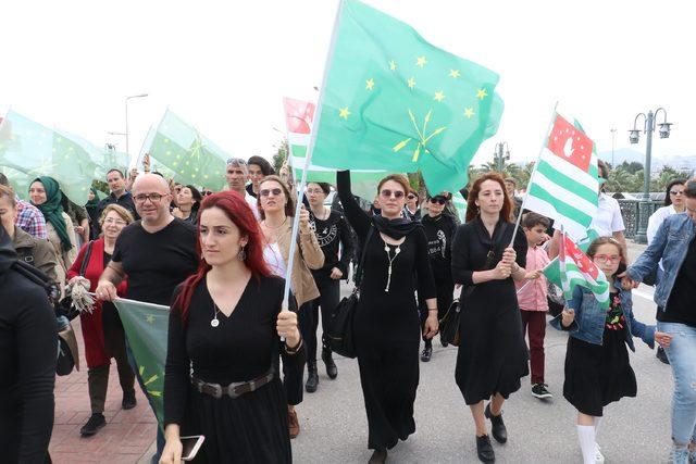 Çerkez soykırımında ölenler 154'üncü yılında anıldı