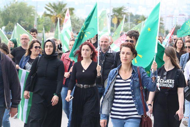 Çerkez soykırımında ölenler 154'üncü yılında anıldı