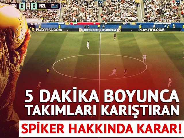 TRT spikerinin D&uuml;nya Kupası'ndaki hatası pahalıya patladı! Yayından aldılar