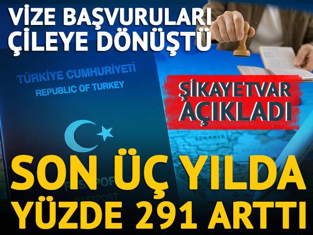 Vize randevusu krizi b&uuml;y&uuml;yor! Şikayetler bir haftada y&uuml;zde 291 arttı