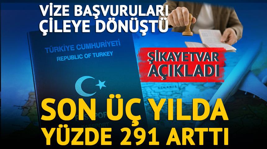Vize randevusu krizi b&uuml;y&uuml;yor! Şikayetler bir haftada y&uuml;zde 291 arttı