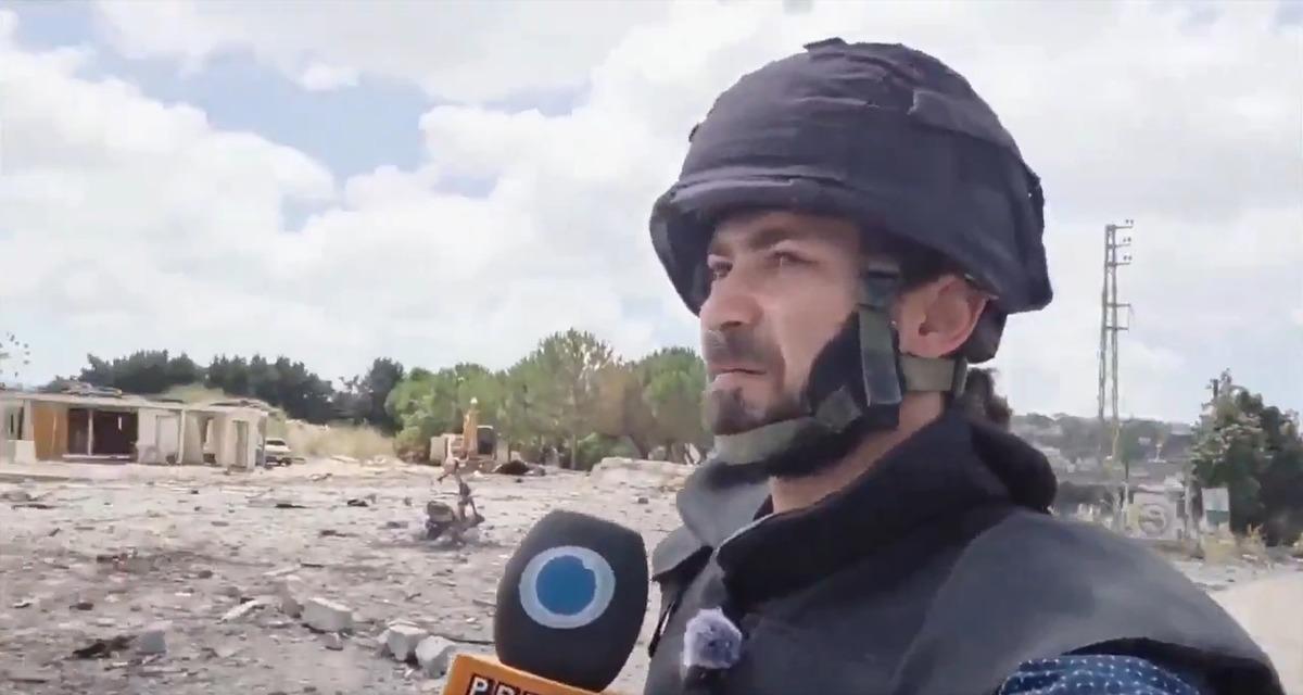 Korkunç anlar! İsrail canlı yayında gazeteciyi böyle vurdu 1