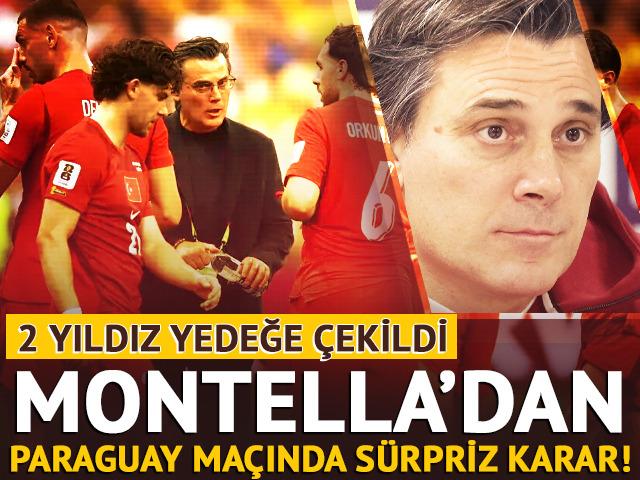 Montella'dan Paraguay &ouml;ncesi radikal karar! Planlar sil baştan, iki yıldız kul&uuml;beye...