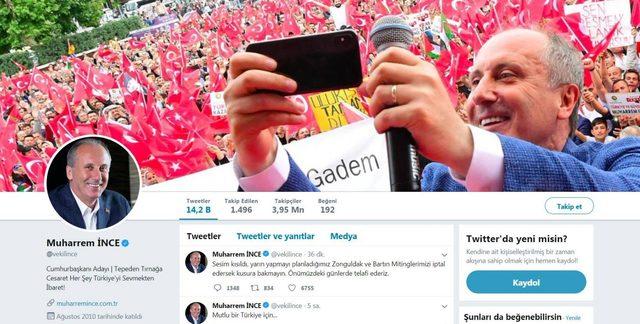 İnce'den 'sesim kısıldı' açıklaması