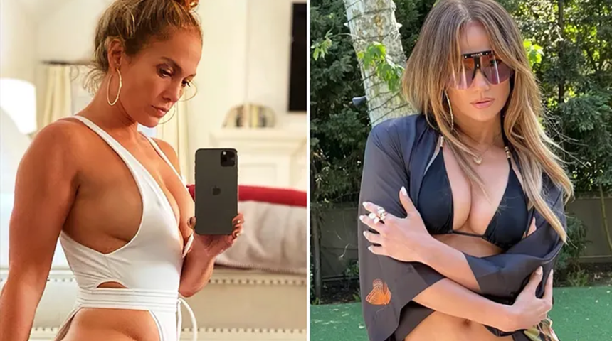 Jennifer Lopez'in Cannes pozu olay oldu! Sosyal medyada &ldquo;Bacaklarını kapat&rdquo; tepkisi
