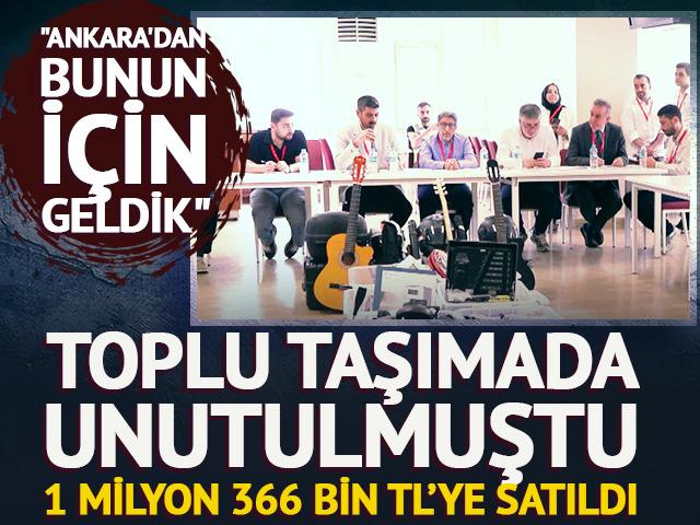 Toplu taşımada unutulmuştu: 1 milyon 366 bin TL&rsquo;ye satıldı