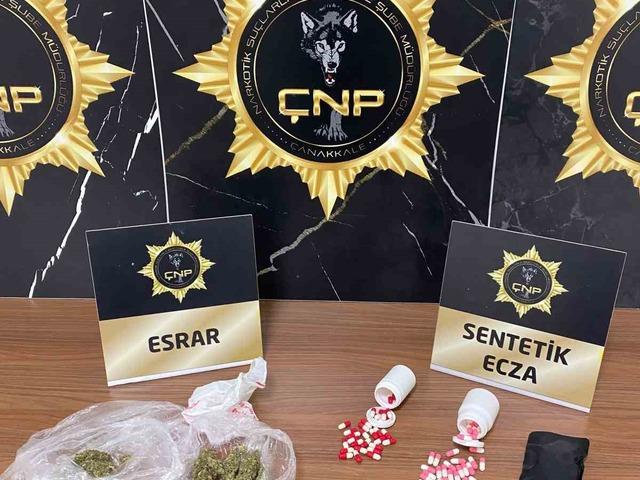 &Ccedil;anakkale&rsquo;de uyuşturucu operasyonu: 4 ş&uuml;pheli tutuklandı