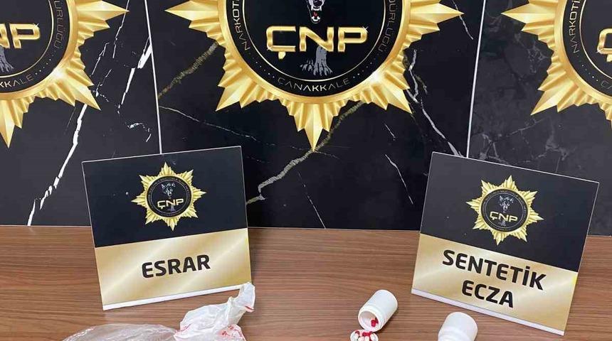 &Ccedil;anakkale&rsquo;de uyuşturucu operasyonu: 4 ş&uuml;pheli tutuklandı