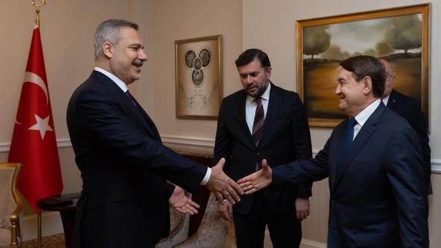 Dışişleri Bakanı Fidan, Putin'in Danışmanı Levitin ile görüştü