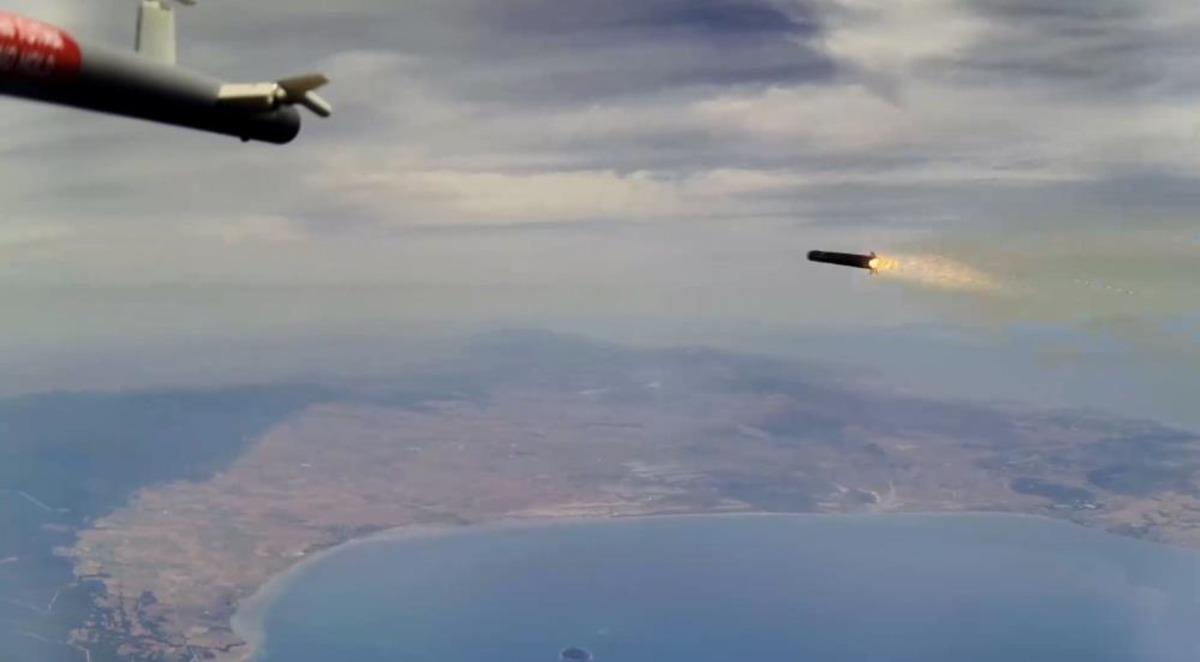 Bayraktar TB3, CİRİT Lazer Güdümlü Füze ile hedefi tam isabetle vurdu 1