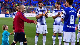 Barcelona Iniesta'yı galibiyetle uğurladı