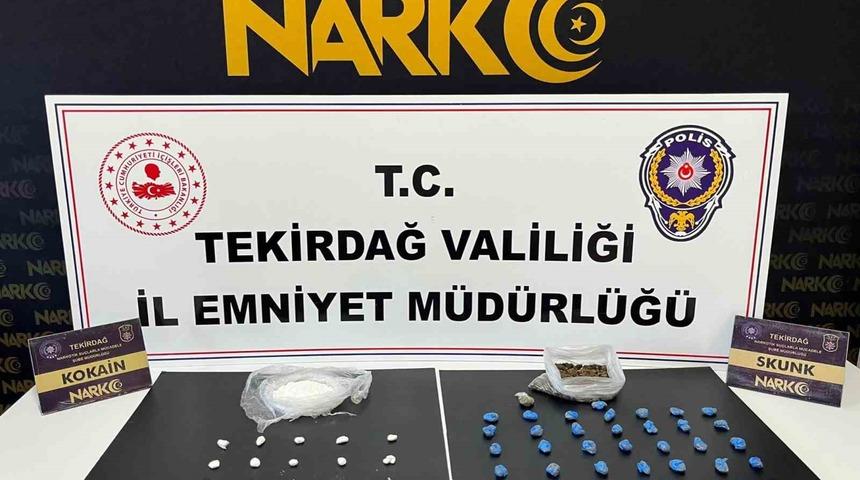 Tekirdağ&rsquo;da uyuşturucu operasyonlarında 8 tutuklama