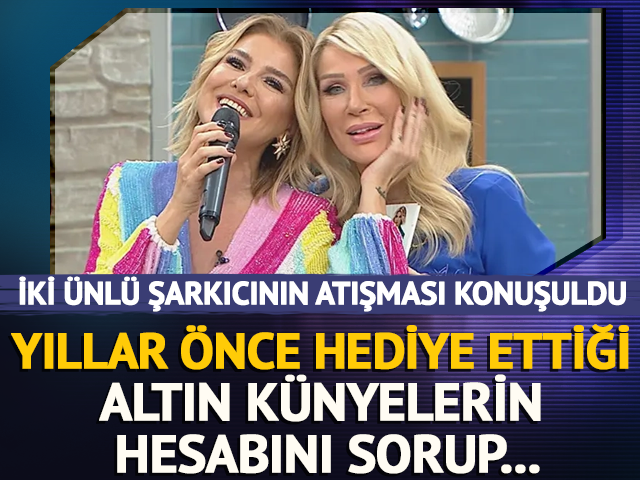 Yıllar &ouml;nce hediye ettiği altın k&uuml;nyeyi sorup...