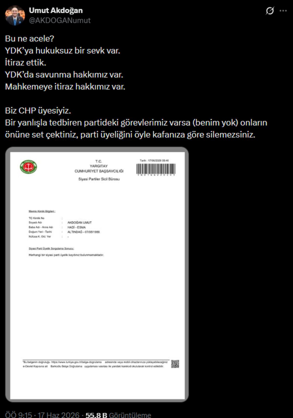 Son dakika | CHP üyelikleri resmen silindi! Yargıtay dan kritik karar 1