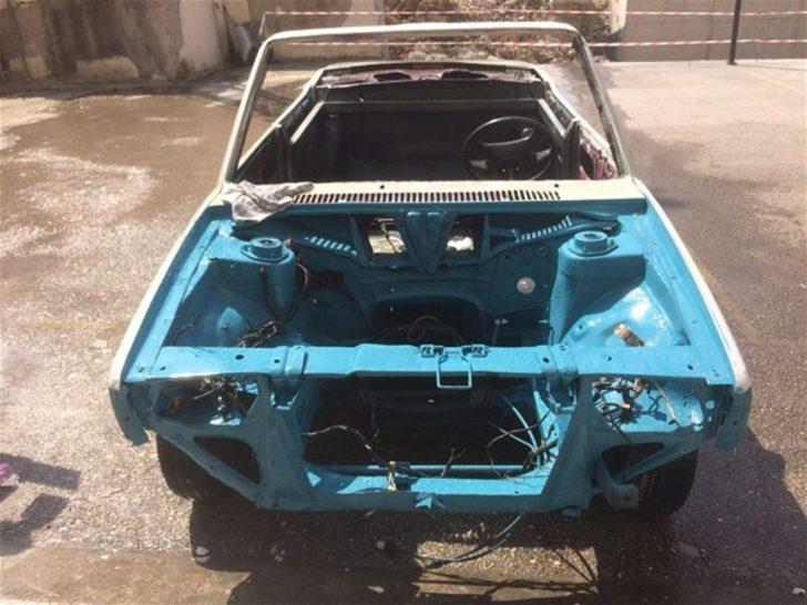 Hurda aracı spor otomobile dönüştürdüler  G5