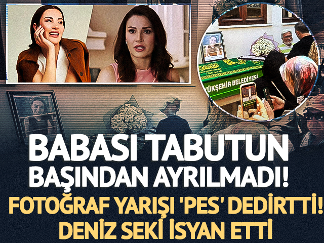 Babası tabutun başından ayrılmadı! Fotoğraf yarışı 'pes' dedirtti