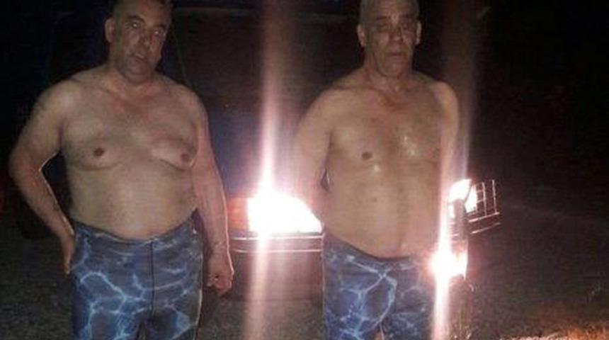 Ormanda bu halde yakalandılar!