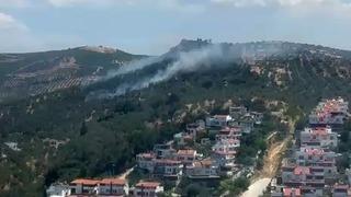 Burhaniye’deki zeytinlik yangını kontrol altına alındı