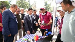 Meslek lisesi öğrencilerinin yaptığı ürünler görücüye çıktı