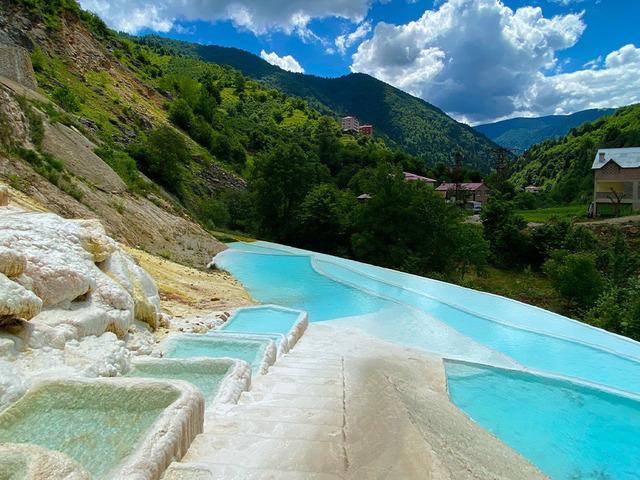 Karadeniz'in Pamukkale'si: 2 aydır akın akın geliyorlar