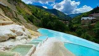 Karadeniz'in Pamukkale'si: 2 aydır akın akın geliyorlar