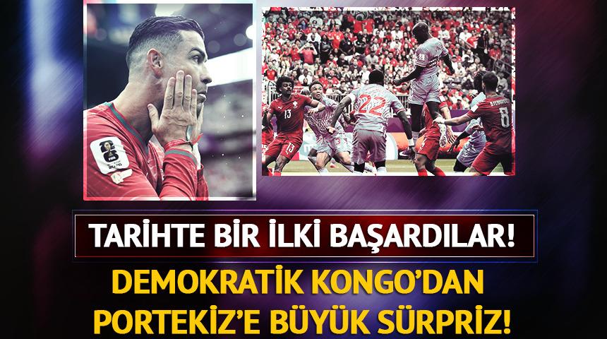 Demokratik Kongo'dan Portekiz'e b&uuml;y&uuml;k &ccedil;elme! Bir ilki yaşadılar