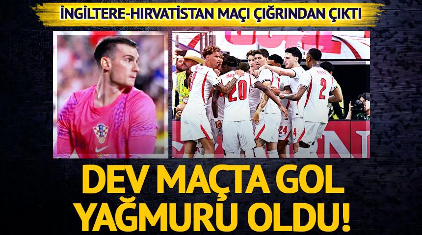 İngiltere'den gol şov! Hırvatistan'ı 4 golle ge&ccedil;tiler