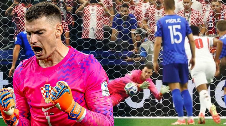 Fenerbah&ccedil;e kalecisi Livakovic D&uuml;nya Kupası modunu a&ccedil;tı!