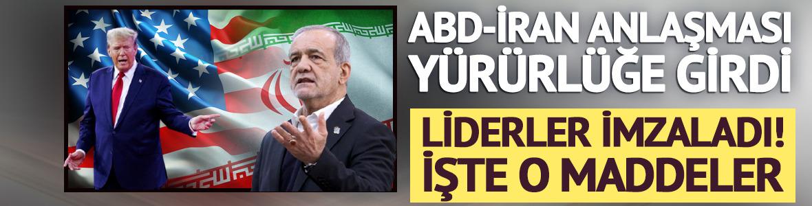 ABD ve İran'dan a&ccedil;ıklamalar! Mutabakat metni imzalandı