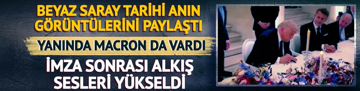 D&uuml;nya ABD - İran anlaşmasını konuşuyor! Beyaz Saray imza anının g&ouml;r&uuml;nt&uuml;lerini paylaştı