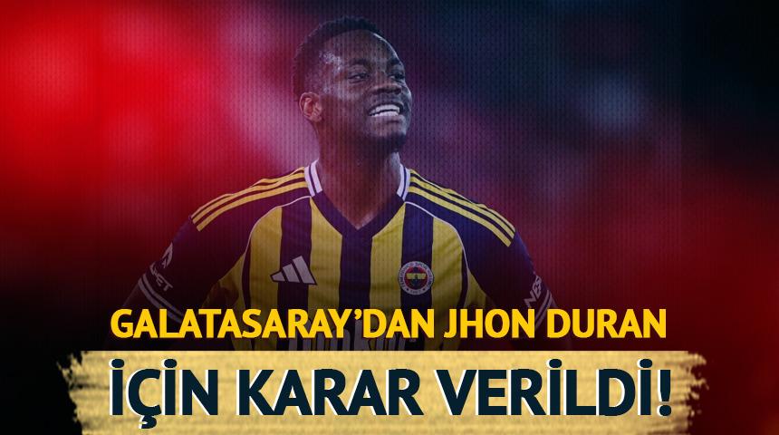Galatasaray'da Jhon Duran sesleri! Okan Buruk onay verdi
