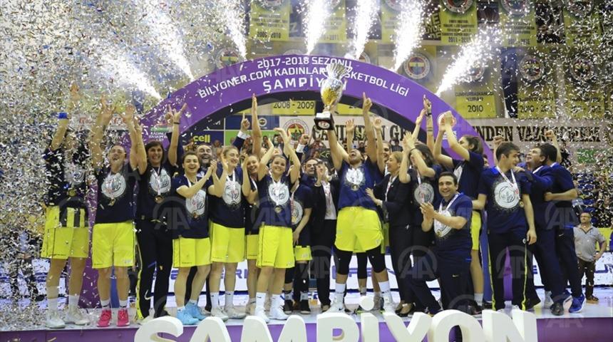 Kadınlar Basketbol Ligi'nde şampiyon Fenerbahçe 
