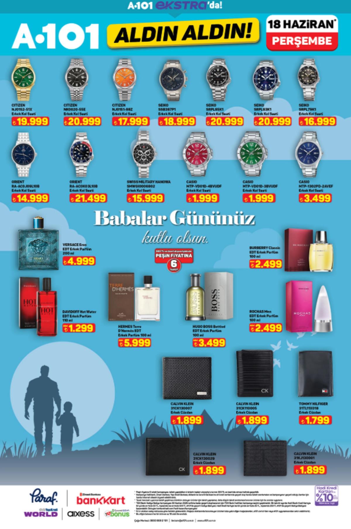 A101 e Seiko kol saati geliyor! 18 Haziran 2026 A101 kataloğu 23