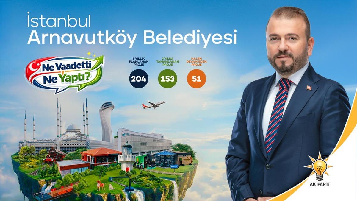 Arnavutköy’de sözü verilen 204 projenin 153’ü tamamlandı 1